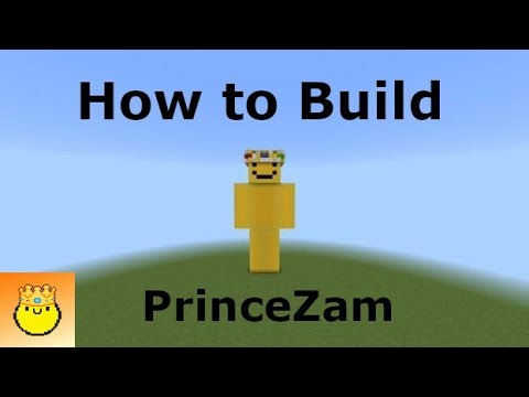 |How to Build PrinceZam (v.1)| Minecraft Skin Tutorials