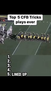 Top 5 CFB Tricks plays ever #Football #College #CFB #CFBPlayoff | Deportecomedia