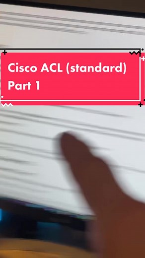 Cisco ACL (standard) Part 1 - teaching my son#ciscoacl #packetfilter #standardacl#accesslist #packettracer #ccna #networkmentor #ciscomentor #cisco #aaronbnbtt #networkmentor #aarontechtalk
