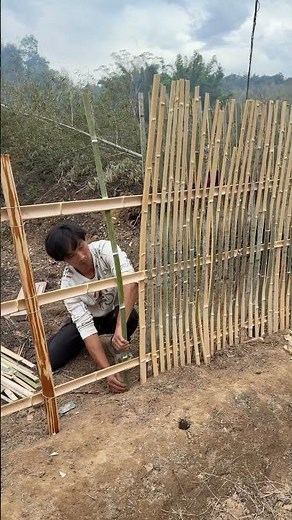 Bamboo slat fences, an upgrade for garden protection!