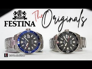 FESTINA The Originals Diver Quartz Blue & Black