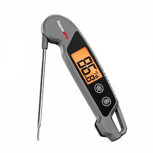 ThermoPro TP603W Digital Meat Thermometer Waterproof Kitchen Food Thermometer with Calibration & Backlight for Oven Oil Fry Candy Thermometer