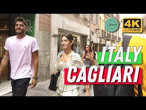 Cagliari - Sardinia - Italy [ 4K ] City Walking Tour - Highlights