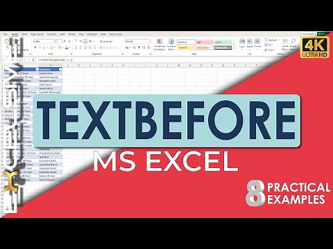 Master Excel's TextBefore Function for Text Manipulation | Excel for Beginners Tutorial