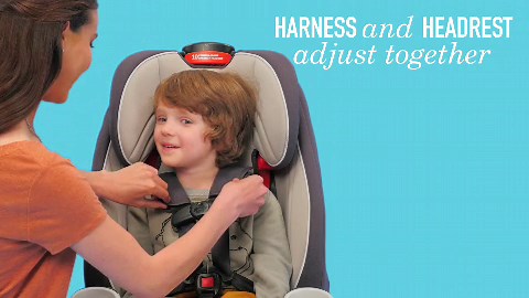 Graco Atlas 65 2 in 1 Harness Booster Seat | Harness Booster and High Back Booster in One, Glacier , 19x22x25 Inch (Pack of 1)