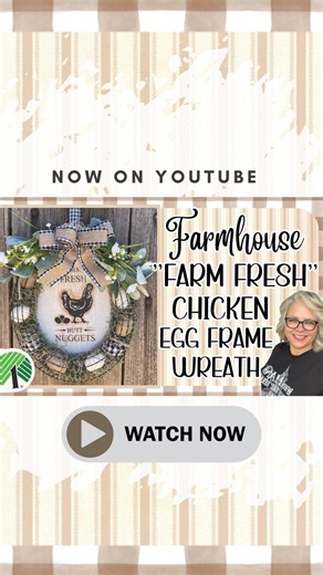 New Video on YouTube!! My version of the popular egg frame from Dollar Tree - https://youtu.be/zlBN6-klQFs?si=oWAGzql-s0-0tY71 | Country Charm by Tracy