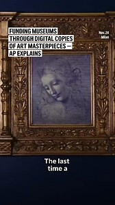 Digitally projected art masterpieces are bringing priceless artworks into the home — and the money raised is being used to support museums and galleries. | AP