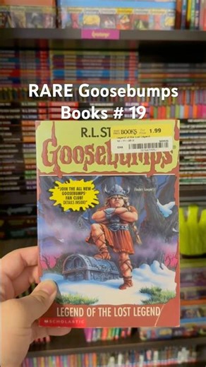 RARE Goosebumps Books #19 - Legend of the Lost Legend #goosebumpsseries #goosebumpsbooks #goosebumps