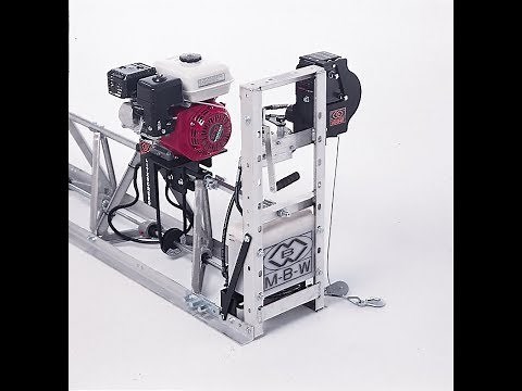 MBW Europe Blitzscreed, vibratory concrete screed #concretecompaction #concretefinish