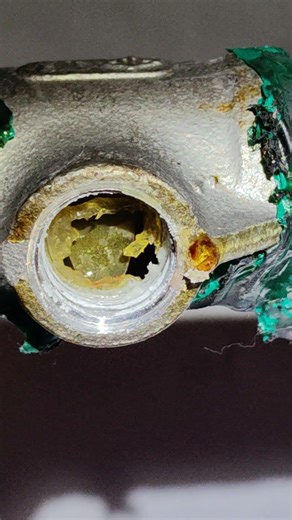 【水電搞什麼~!!】篩仔~給水管的出水量不足~原來是篩仔你AB膠塗太多了。