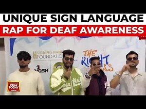 Rappers Join Hands with Signing Hands Foundation to Spread Sign Language Awareness | Good News Today