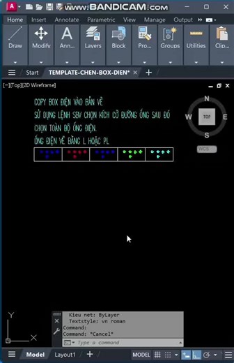 #AutoCAD #Lisp #Box điện