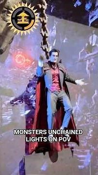 MONSTERS UNCHAINED THE FRANKENSTEIN EXPERIMENT FULL LIGHTS ON POV #themepark