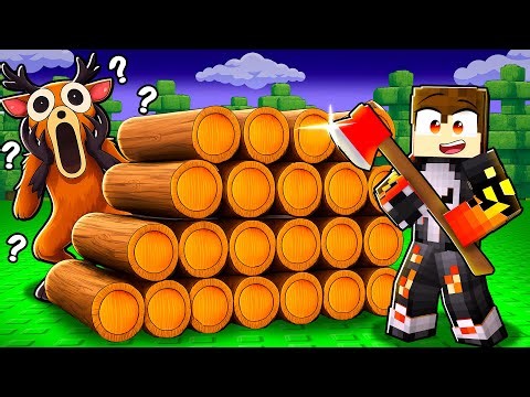 Surviving LumberJack Life for 99 Nights in Roblox!