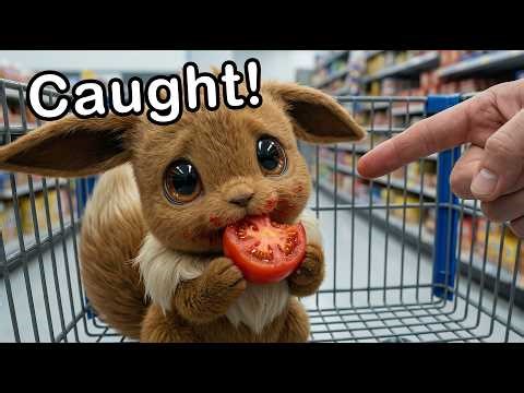 I Caught My Eevee Stealing at the Grocery Store! 🍅 (Vlog)