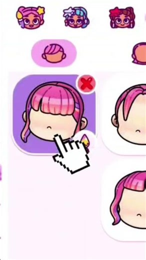 pink hair tutorial 🩷✨ ( paid version )#avatarworld #tutorial