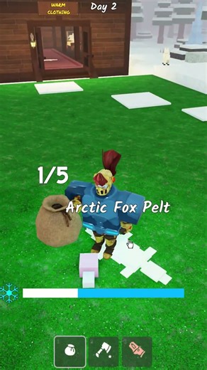 How I Quickly Got the Arctic Fox Hat #roblox #99nightintheforest #robloxedit #funny
