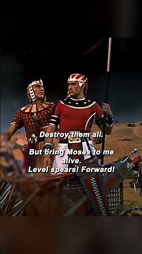🌊 The Most Iconic Miracle in Cinema History! The Ten Commandments (1956) Red Sea Parting Scene 🔥