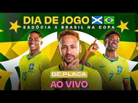 NEYMAR VAI ESTREAR NA COPA; ESCÓCIA X BRASIL; CR7 DESENCANTA E ALFINETA IMPRENSA | De Placa 24/06/26