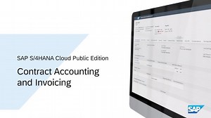 SAP S/4HANA Cloud for contract accounting and invoicing: Deep Dive