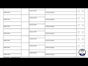 IMM 5645e Family Information Form Sample