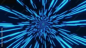 Loop Time vortex tunnel background.Wormhole though time and space.Seamless loop wormhole straight through time and space, warp straight ahead through this science fiction