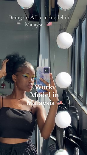 African Model's Journey in Malaysia | Queenie Makeover Academy