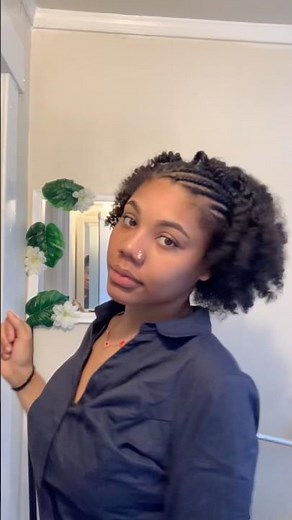 Flexi Rod Set with Natural Hair 🤩 #naturalhair #flexirods