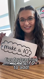 From @‌mrscallscampers on IG: tips for "Make a 10 to Add." Check it out! | Edutopia