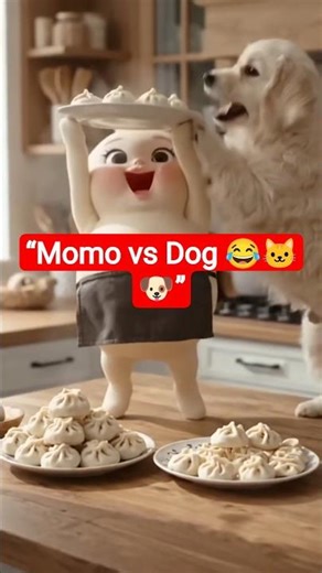 “Momo vs Dog! 🐱🍽️ Funny Animal Moment 😂”Animal Momo,Dog vs Momo,Funny Animal