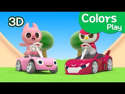 [Miniforce] Learn colors with Miniforce | Colors Play | Car Sliding Play | Miniforce Colors Play