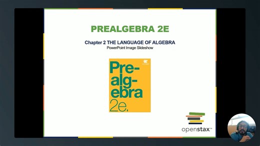 Chapter 2 - The language of algebra