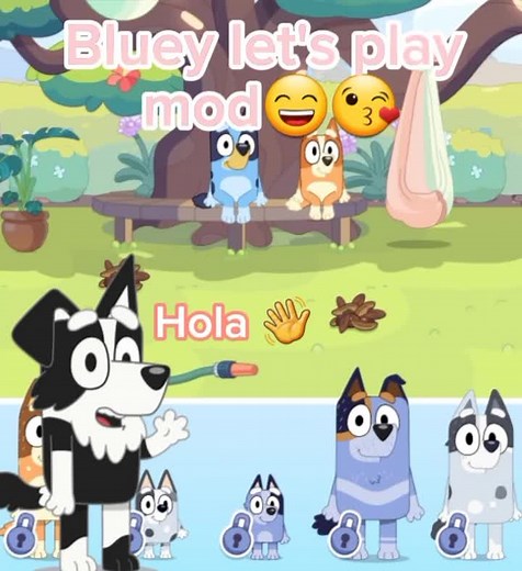 Descargar Mod de Bluey Let's Play con Todos los Personajes