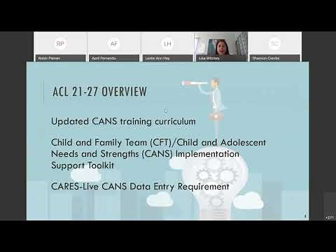 ACL-21-27 Webinar CANS Training and CARES Live Requirement (04/09/2021)