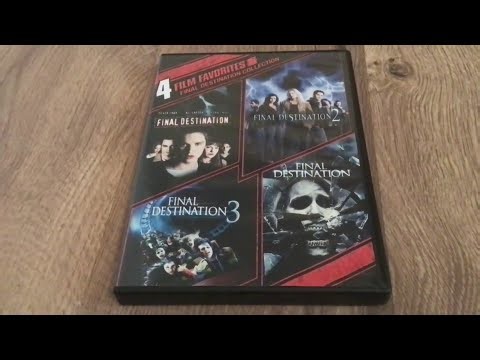 Unboxing 4 film favourites-Final Destination collection DVD