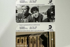 Vampire Weekend MetroCards are here