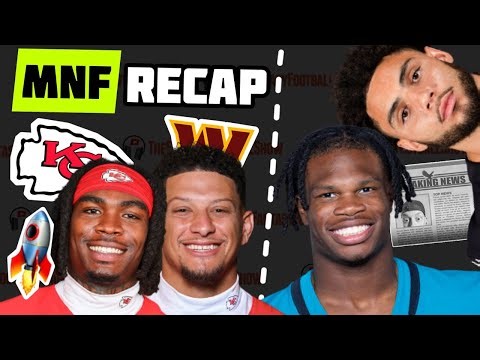 Mahomes & Rice EXPLODE on MNF; 🏥London 📈Hunter