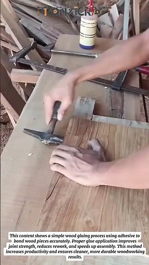 Efficient Wood Gluing Technique for Strong & Precise Joints