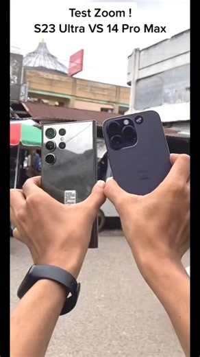 Samsung S23 Ultra Vs Iphone 14 pro max Zoom Comparison In Picture