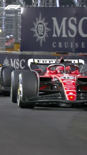 Scuderia Ferrari HP on Instagram: "Still thinking about that last lap lunge 朗 ​ 혅 @헳ퟭ #LasVegasGP #F1"
