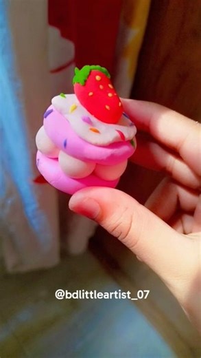 Mini Clay macaron Tutorial | So Cute! ✨ #cute clay craft #ytshorts