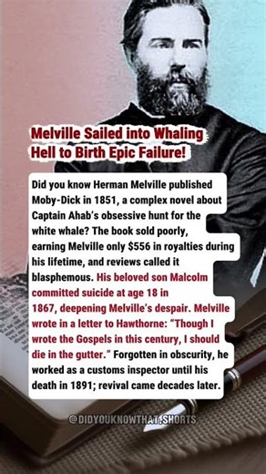 Melville Sailed into Whaling Hell to Birth Epic Failure!