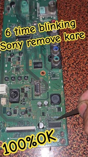 Sony LED TV 6 time blinking problem #trandingreelsvideo #vlog #facebookreelscontest #youtubeshorts