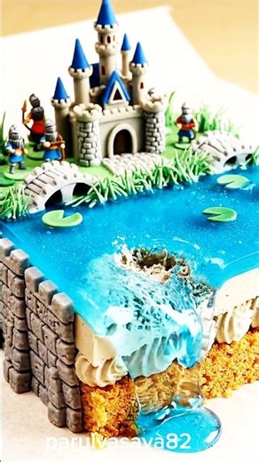 ASMR｜Eating Cute Miniature World Cakes with Relaxing Sounds｜Jelly & Hidden Room Sweets#asmr #aiasmr