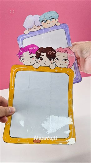 DIY ✏️ Mini whiteboard #minicraft #diy #crafts #cutecraft #papercrafts #sajaboys #kpopdemonhunters