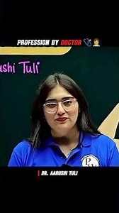 Profession By Doctor 👩‍⚕️🩺 || Foundation Batch || Physics Wallah || #doctor #teacher #pw