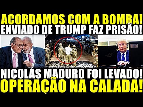 OPERAÇÃO NA CALADA!! ENVIADO DE TRUMP EFETUA PRISÃO! MADURO FOI LEVADO! RECOMPENSA DE 5O MILHÕES!