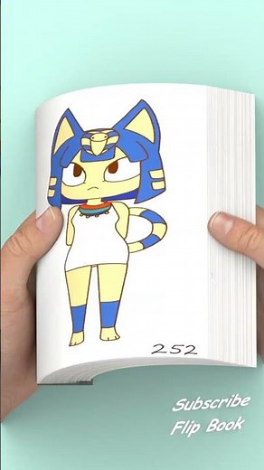 Ankha dancing Flipbook #Flipbook #animation #ankhadance