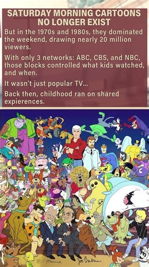 Saturday Morning Cartoons Shaped an Entire Generation And Now They're Gone #Nostalgia #80s #70s
