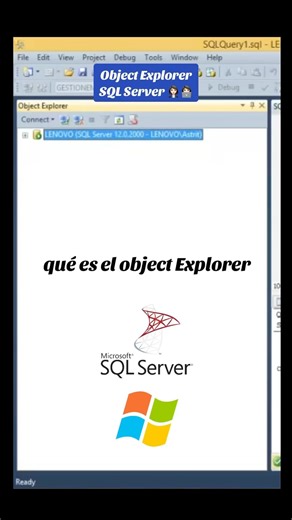Astrit Valdivia👩🏻‍💻 | Object explorer SQL 👩🏻‍💻 🧐Es una interfaz principal de navegación y gestión de SQL☑️ .databases .security .Server Objects .Replication... | Instagram